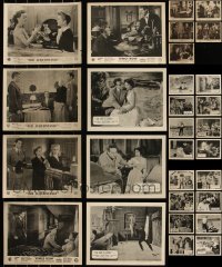 6d0537 LOT OF 37 ENGLISH FRONT OF HOUSE LOBBY CARDS 1940s-1950s incomplete sets!