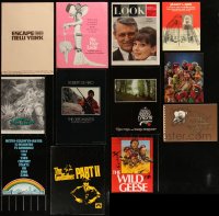 6d0058 LOT OF 12 PROGRAM BOOKS & SCREENING PROGRAMS 1960s-1980s from a variety of movies!
