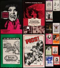 6d0065 LOT OF 19 UNCUT PRESSBOOKS 1960s-1970s advertising for a variety of different movies!