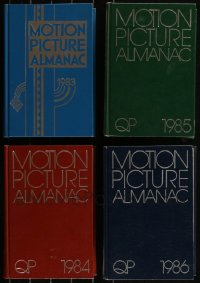 6d0037 LOT OF 4 INTERNATIONAL MOTION PICTURE ALMANAC 1980S BOOKS 1980s filled with tons of info!