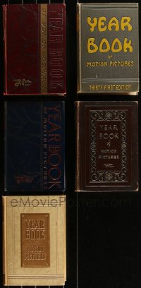6d0033 LOT OF 5 FILM DAILY YEARBOOKS 1940S BOOKS 1940s each is filled with tons of information!