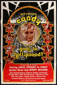 6d0368 LOT OF 4 FOLDED CANDY GOES TO HOLLYWOOD 23X35 ONE-SHEETS 1979 sexy Carol Connors!