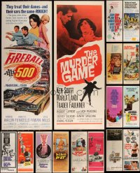 6d0731 LOT OF 21 MOSTLY UNFOLDED 1960S INSERTS 1960s great images from a variety of movies!