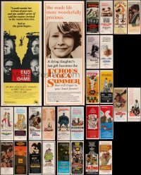 6d0702 LOT OF 30 UNFOLDED 1970S INSERTS 1970s great images from a variety of movies!