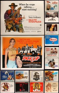 6d0631 LOT OF 28 UNFOLDED 1970S HALF-SHEETS 1970s a variety of cool movie images!