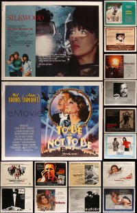 6d0634 LOT OF 21 UNFOLDED 1980S HALF-SHEETS 1980s a variety of cool movie images!
