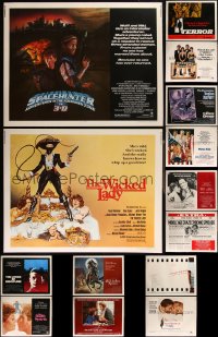 6d0635 LOT OF 20 UNFOLDED 1980S HALF-SHEETS 1980s a variety of cool movie images!