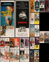 6d0708 LOT OF 28 UNFOLDED 1970S INSERTS 1970s great images from a variety of different movies!