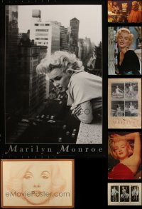 6d0747 LOT OF 12 UNFOLDED MARILYN MONROE COMMERCIAL & REPRO POSTERS 1970s-1980s sexy images!