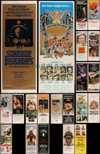 6d0711 LOT OF 27 UNFOLDED 1970S INSERTS 1970s great images from a variety of different movies!
