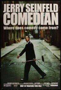 6d0888 LOT OF 14 UNFOLDED SINGLE-SIDED 27X40 COMEDIAN ADVANCE ONE-SHEETS 2002 Jerry Seinfeld!
