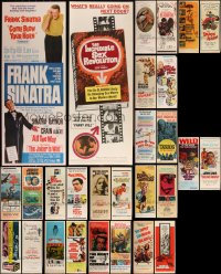 6d0703 LOT OF 30 MOSTLY UNFOLDED 1960S INSERTS 1960s great images from a variety of movies!