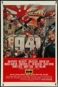 6f0734 1941 style D 1sh 1979 Steven Spielberg, art of John Belushi, Dan Aykroyd & cast by McMacken!