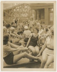 6f1487 CHASING RAINBOWS candid 8x10.25 still 1930 Sammy Lee's girls photographed between scenes!
