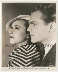 6f1504 G-MEN 8.25x10 still 1935 best portrait of agent James Cagney & pretty Margaret Lindsay!