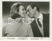 6f1431 GOLDFINGER 8x10.25 still 1964 Sean Connery as James Bond & Lois Maxwell as Miss Moneypenny!