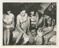 6f1439 YOU ONLY LIVE TWICE 8x10.25 still 1967 Sean Connery as James Bond bathed by sexy Asian women!