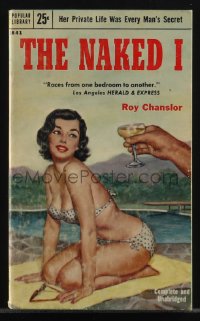 6f1396 NAKED I paperback book 1955 her private life was every man's secret, she was a scandal!
