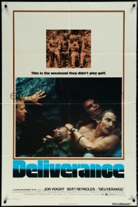 6f0840 DELIVERANCE 1sh 1972 Jon Voight, Burt Reynolds, Ned Beatty, John Boorman classic!