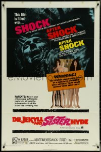 6f0860 DR. JEKYLL & SISTER HYDE 1sh 1972 sexual transformation of man to woman actually takes place!