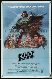6f0876 EMPIRE STRIKES BACK style B NSS style 1sh 1980 George Lucas classic, art by Tom Jung!