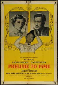 6f0293 PRELUDE TO FAME English 1sh 1951 English musical from Aldous Huxley's story, ultra rare!
