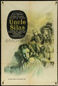 6f0295 UNCLE SILAS English 1sh 1947 cool artwork of pretty Jean Simmons, Derrick De Marney, rare!