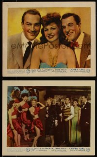 6f1462 COVER GIRL 2 color English FOH LCs 1944 super sexy Rita Hayworth with red hair, ultra rare!