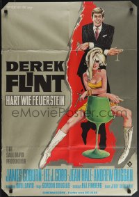 6f0324 IN LIKE FLINT German 1967 secret agent James Coburn & Jean Hale by Klaus Rutters!
