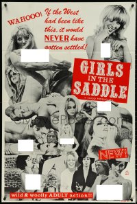 6f0939 GIRLS IN THE SADDLE 1sh 1969 Sandy Baron, wild and wooly adult action, sexy images!
