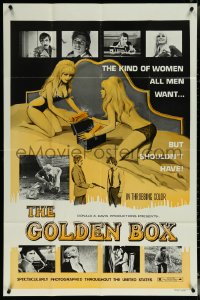 6f0945 GOLDEN BOX 1sh R1973 great images of sexy Marsha Jordan, filmed in throbbing color!