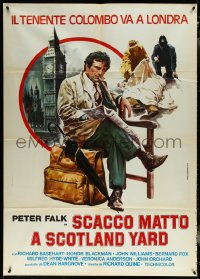 6f0128 DAGGER OF THE MIND Italian 1p 1978 great art of Peter Falk as Detective Columbo in London!