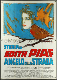 6f0208 PIAF: THE EARLY YEARS Italian 2p 1974 art of Ariel as Edith by Tino Avelli, ultra rare!