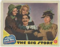 6f0437 BIG STORE LC 1941 Margaret Dumont tries to pull Groucho Marx away from sexy girls!