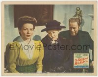 6f0464 GHOST & MRS. MUIR LC #6 1947 close up of Gene Tierney, Rex Harrison & crying Isobel Elsom!