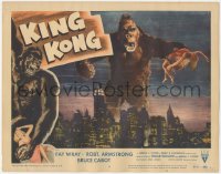 6f0478 KING KONG LC #4 R1956 classic image of giant ape holding Fay Wray over New York Skyline!