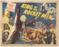 6f0415 KING OF THE ROCKET MEN TC R1956 Republic sci-fi serial, different full-color art & montage!
