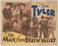 6f0420 MAN FROM DEATH VALLEY TC R1938 great images of cowboy Tom Tyler with bad guys, ultra rare!