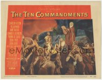 6f0515 TEN COMMANDMENTS LC #7 1956 best image of Charlton Heston with the tablets, Cecil B. DeMille