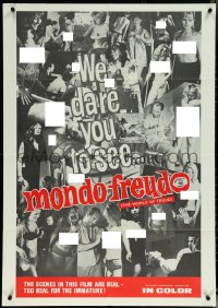 6f1086 MONDO FREUDO 1sh 1968 The World of Freud, many topless women, too real for the immature!
