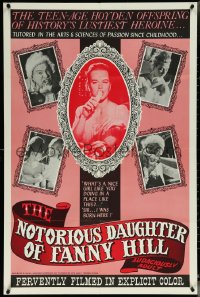 6f1121 NOTORIOUS DAUGHTER OF FANNY HILL 1sh 1966 sexy images, fervently filmed in explicit color!