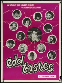 6f1123 ODD TASTES 1sh 1968 an intimate and bizarre journey for adventurous adults, rare!