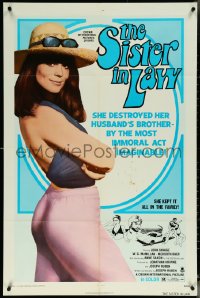 6f1225 SISTER IN LAW 1sh 1974 sexy immoral Anna Saxon kept it all in the family!