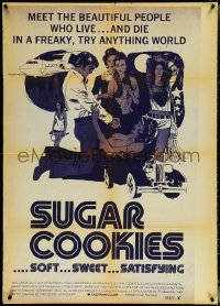 6f1259 SUGAR COOKIES 1sh 1972 George Shannon, soft, sweet, satisfying, ultra rare x-rated version!