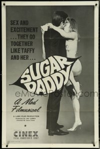 6f1260 SUGAR DADDY 1sh 1968 sex & excitement go together like Taffy & her man, rare!