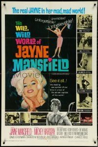 6f1363 WILD, WILD WORLD OF JAYNE MANSFIELD 1sh 1968 many super sexy images, she shows & tells all!
