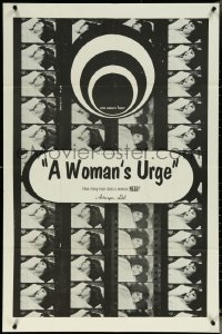 6f1366 WOMAN'S URGE 1sh 1965 how many men does sexy nympho Maude Fergusson need?