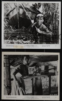 6f1621 AFRICAN QUEEN 7 8x10 stills 1952 images of Humphrey Bogart & Katharine Hepburn in classic!