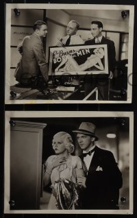 6f1607 BOMBSHELL 9 8x10 stills 1933 romantic images of Jean Harlow & Franchot Tone!