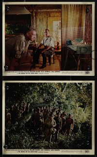 6f1603 BRIDGE ON THE RIVER KWAI 10 color 8x10 stills 1958 Alec Guinness and Sessue Hayakawa, Lean!